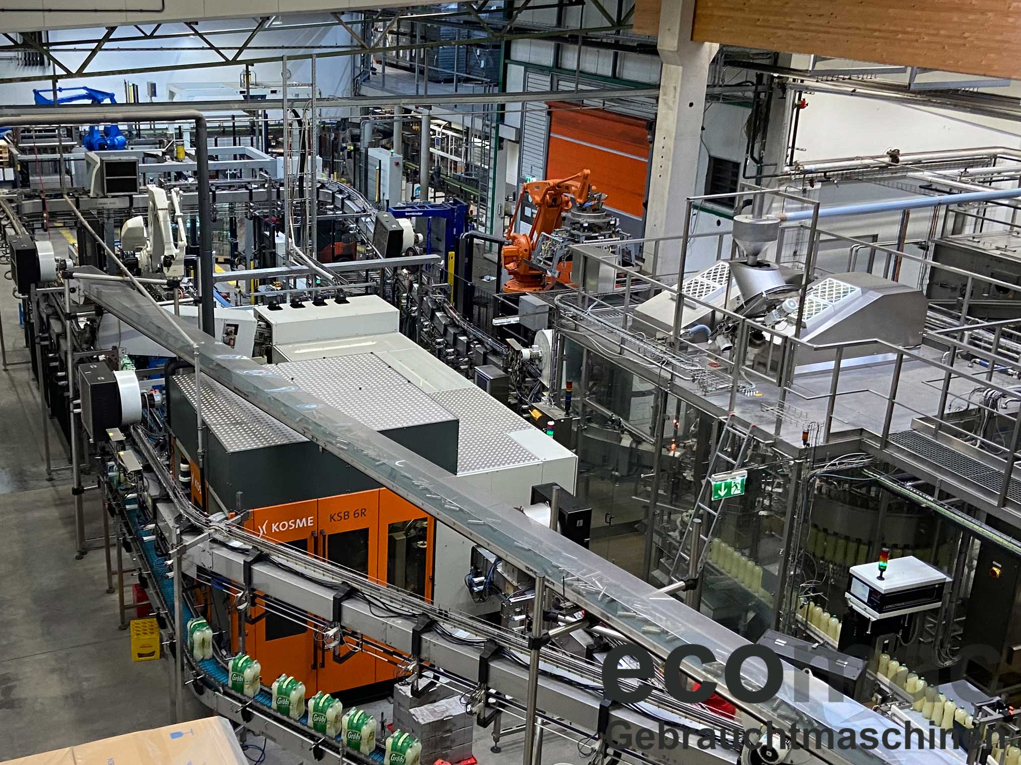 Used filling line for non-returnable PET bottles # 10-25006