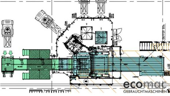 As good as new Bulk Depalletizer # 10-24559